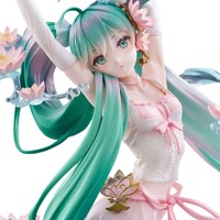 Estatua Hatsune Miku F:NEX 1/7 Water lily Ver. 27 cm
