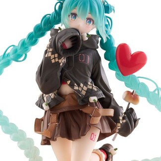 Estatua Hatsune Miku Fashion Outdoor Ver. 18 cm