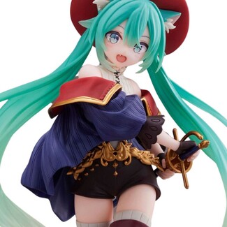 Estatua Hatsune Miku Hatsune Miku Wonderland Puss in Boots 18 cm