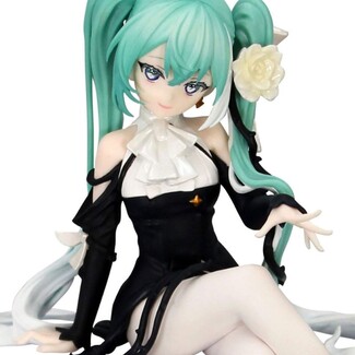 Estatua Hatsune Miku Noodle Stopper Flower Fairy White Rose 14 cm