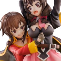 Estatua Konosuba: God's Blessing on This Wonderful World! SHIBUYA SCRAMBLE FIGURE 1/6 Megumin & Yunyun Futari wa Otomodachi Ver. 26 cm