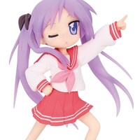 Estatua Lucky Star Vivit Kagami Hiiragi 13 cm