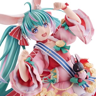 Estatua Miku Hatsune 1-7 Miku Hatsune Birthday 2021 (Pretty Rabbit Ver.) by Spiritale 21 cm