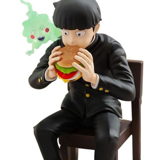 Estatua Mob Psycho 100 III x Bunbougu Cafe 2022 Shigeo Kageyama & Ekubo 13 cm