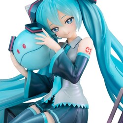 Estatua Mobile Suit Gundam x Hatsune Miku Lucrea Hatsune Miku x OO Gundam 45th Anniversary 17 cm