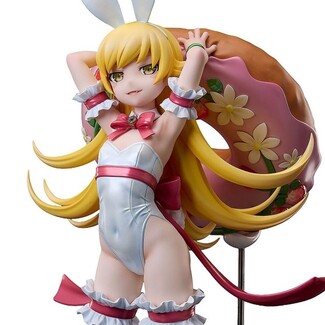Estatua Monogatari Series 1-4 Shinobu Oshino White Bunny Ver. 35 cm