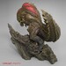 Estatua Monster Hunter CFB Creators Model Deviljho 23 cm