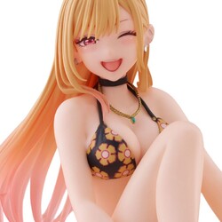 Estatua My Dress-Up Darling Desktop Cute Figure Marin Kitagawa Measured Swimsuit Ver. 13 cm