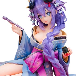 Estatua Neptunia x Senran Kagura 1-7 Purple Heart Kimono Ver. 13 cm