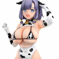 Estatua Nukitashi The Animation 1/5 Misaki Hotori Cow print costume 22 cm