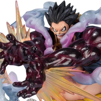 Estatua One Piece FiguartsZERO Monkey D. Luffy Gear 4 Leo Bazooka Reissue 18 cm