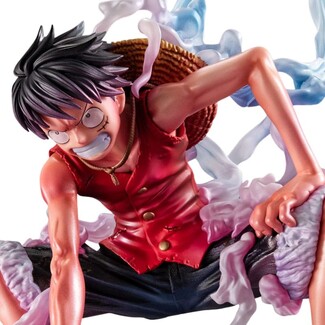 Estatua One Piece P.O.P. Monkey D. Luffy Gear 2 Limited Edition 19 cm