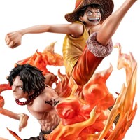 Estatua One Piece P.O.P. NEO-Maximum Luffy & Ace Bond between brothers 20th Limited Ver. 25 cm