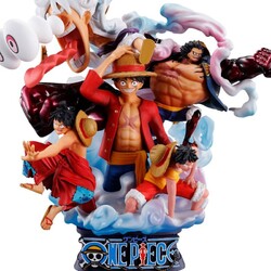 Estatua One Piece Petitrama DX Logbox Re Birth Luffy Special Vol. 02 15 cm