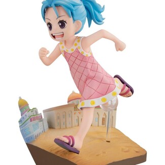 Estatua One Piece Serie G.E.M. Nefertari Vivi Run! Run! Run! 12 cm