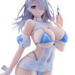 Estatua Original Character 1/6 Blue Nurse Bunny 29 cm