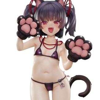 Estatua Original Character 1-6 Kamame-chan Cat Costume Ver. Illustrated by Shuru 24 cm
