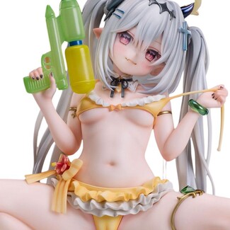 Estatua Original Character 1-6 Silver-Haired Girl Illustrated by Chihiro 18 cm