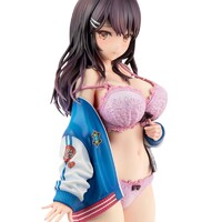 Estatua Original Character 1/6 Sukajan Jacket Kanojo wa Cool de Itai! Kyouka Kagura 27 cm