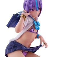 Estatua Original Character Okane ga Daisuki Series 1/6 Toa-kun Illustration by meme50 19 cm