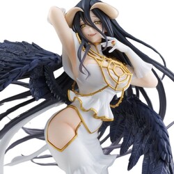 Estatua Overlord T-most Albedo Pure White Devil Ver. 29 cm