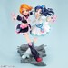 Estatua Pretty Cure Lucrea Cure Black & Cure White 22 cm