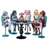 Estatua Puella Magi Madoka Magica The Movie: Rebellion Tea Party Cake Song Ver. Set 18 cm