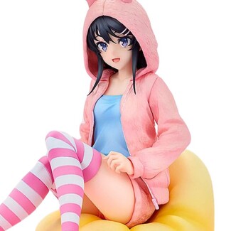 Estatua Rascal Does Not Dream of a Knapsack Kid 1-7 Mai Sakurajima Hoodie Look Rabbit Ears Ver. 18 cm