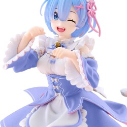 Estatua Re:Zero Starting Life in Another World Coreful Rem Cat Maid Ver. Renewal 18 cm