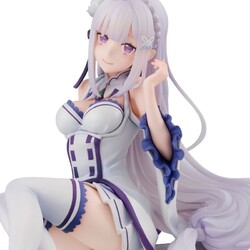 Estatua Re:ZERO Starting Life in Another World Melty Princess Emilia Palm Size 9 cm