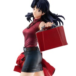 Estatua Rebuild of Evangelion Gals Misato Katsuragi & Pen Pen 25 cm