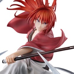 Estatua Rurouni Kenshin: Meiji Kenkaku Romantan Kyoto Douran 1/7 Kenshin Himura Souryusen Ver. 27 cm