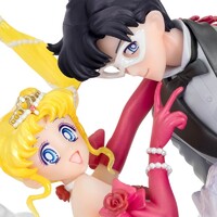 Estatua Sailor Moon FiguartsZERO Chouette Usagi & Tuxedo Mask Moonlight Glow Edition 24 cm