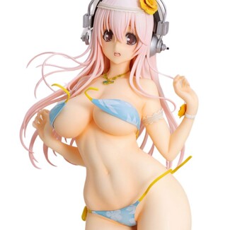Estatua Super Sonico 1-4.5 Super Sonico Summer Vacation Ver. 35 cm