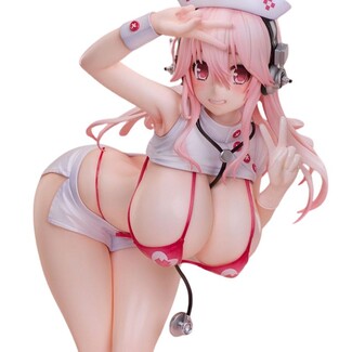 Estatua Super Sonico 1-6 Super Sonico Nurse Bikini Ver. 22 cm