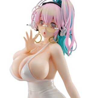Estatua Super Sonico Pop Up Parade Super Sonico: 15th Mini Dress Ver. L Size 20 cm