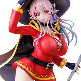 Estatua Super Sonico x Konosuba 1-7 Super Sonico Megumin collaboration Ver. 25 cm