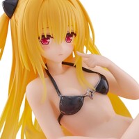 Estatua To Love-Ru Darkness Aqua Float Girls Golden Darkness 10 cm