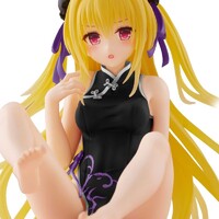 Estatua To Love-Ru Darkness Desktop Cute Figure Golden Darkness (China Dress Ver.) Renewal 13 cm