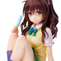 Estatua To Love-Ru Darkness School Uniform Series Mikan Yuki High School Student Ver. 15 cm