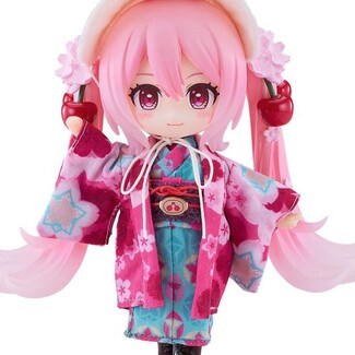 Figura Character Vocal Series 01: Hatsune Miku Nendoroid Doll Sakura Miku: Hirohako 2025 Ver. (Hakodate) 16 cm