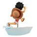 Figura D Luffy Monkey Run Run One Piece 11,5cm