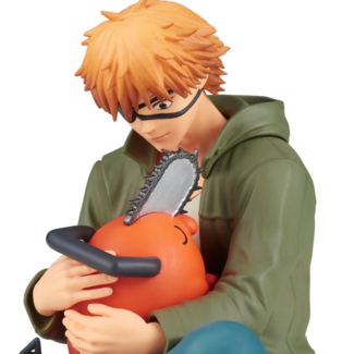 Figura Denji & Pochita Break Time Chainsaw Man 9cm