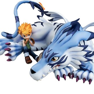 Figura Digimon Adventure G.E.M. Series Garurumon & Ishida Yamato 25 cm (Repeat)
