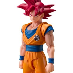 Figura Dragon Ball Super S.H.Figuarts Super Saiyan God Son Goku (God Aura) 15 cm