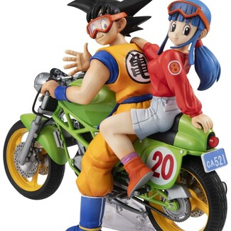 Figura Dragon Ball Z Desktop Real McCoy 05 Son Goku & Chichi Limited Repeat Ver. 15 cm