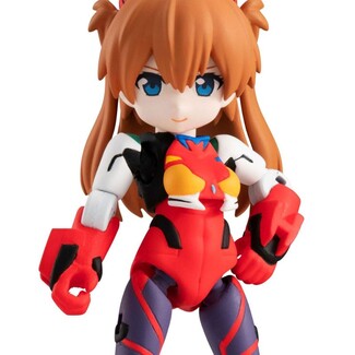 Figura Evangelion Desktop Army Shikinami Asuka Langley & Evangelion 2 8 - 15 cm