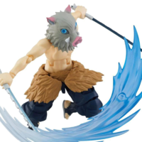 Figura Figma Inosuke Hashibira DX Edition Demon Slayer Kimetsu No Yaiba 14cm 