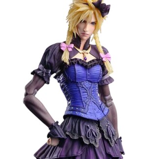 Figura Final Fantasy VII Remake Play Arts Kai Cloud Strife Dress Ver. 28 cm