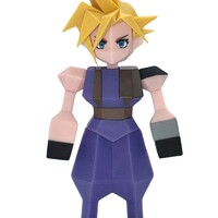 Figura Final Fantasy VII Vinyl Polygon Cloud Strife 15 cm